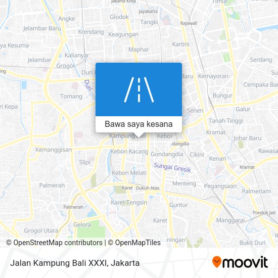 Peta Jalan Kampung Bali XXXI