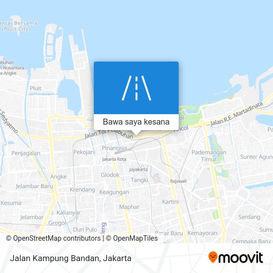 Peta Jalan Kampung Bandan