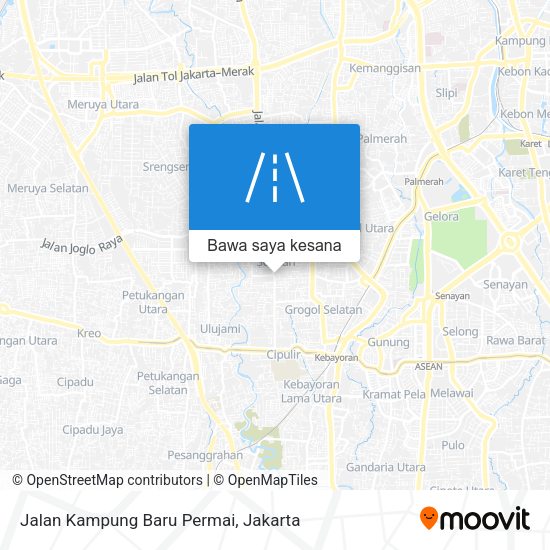 Peta Jalan Kampung Baru Permai