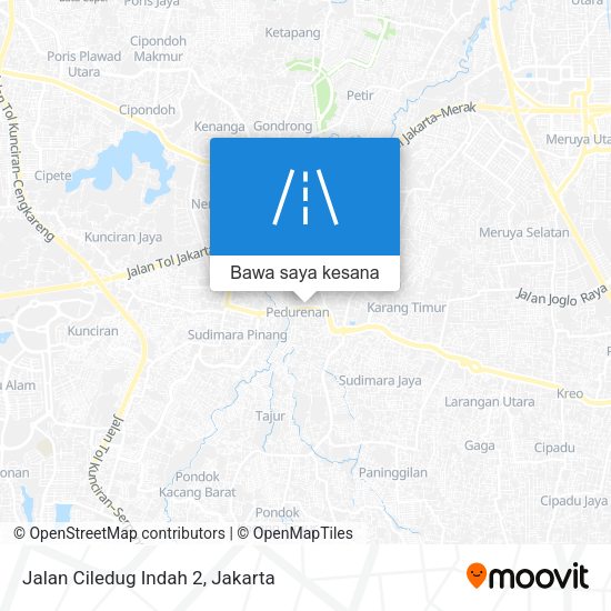 Peta Jalan Ciledug Indah 2