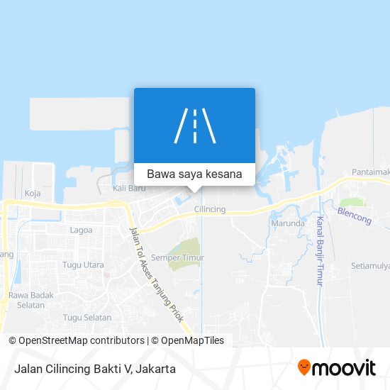 Peta Jalan Cilincing Bakti V