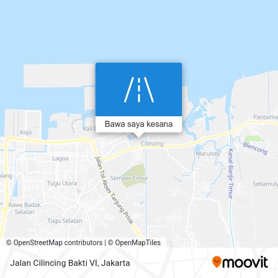 Peta Jalan Cilincing Bakti VI