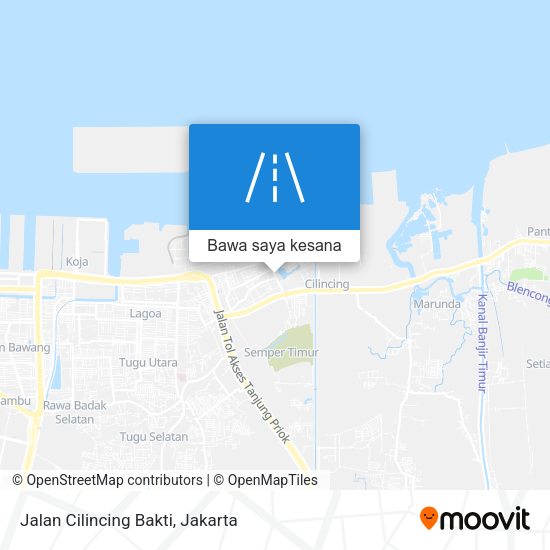 Peta Jalan Cilincing Bakti