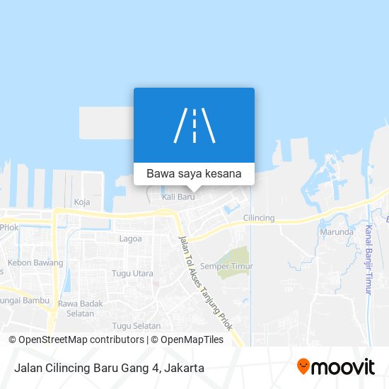 Peta Jalan Cilincing Baru Gang 4