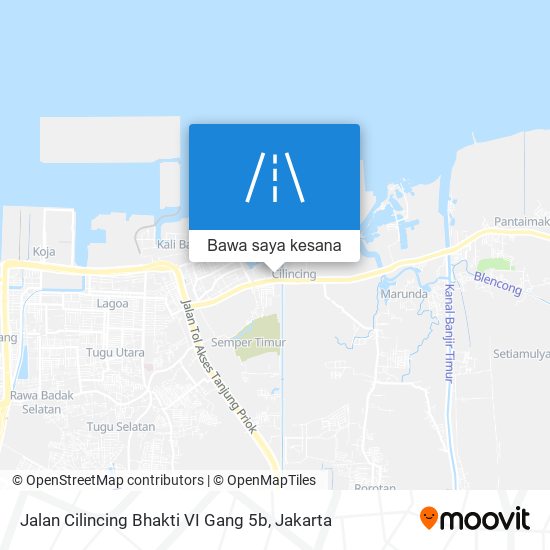 Peta Jalan Cilincing Bhakti VI Gang 5b