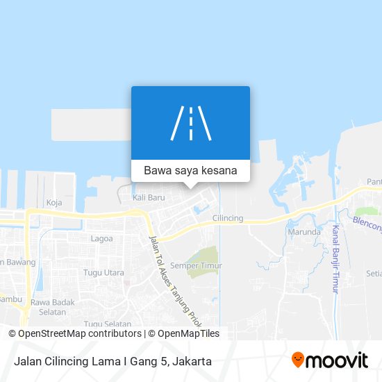 Peta Jalan Cilincing Lama I Gang 5