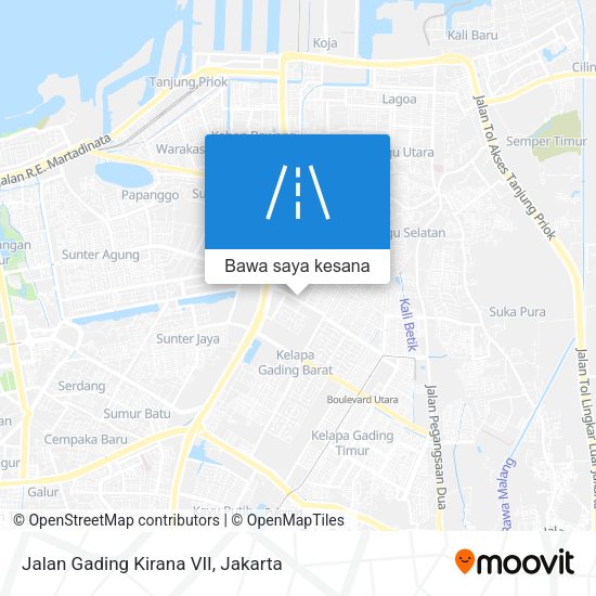 Peta Jalan Gading Kirana VII