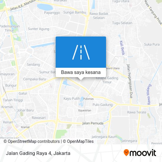 Peta Jalan Gading Raya 4