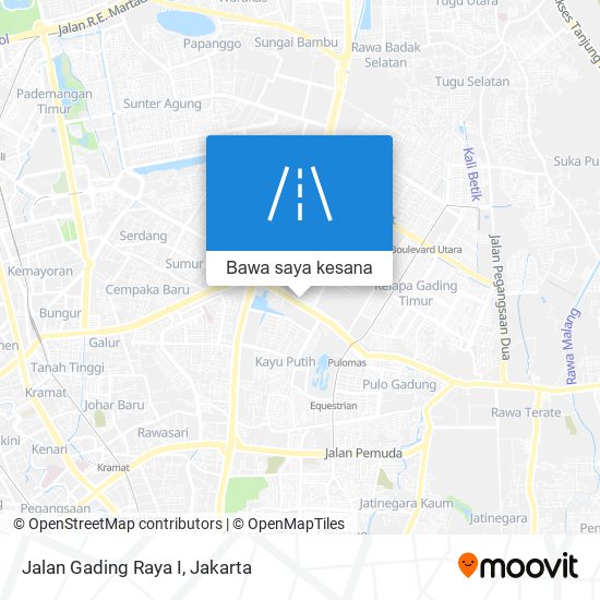 Peta Jalan Gading Raya I