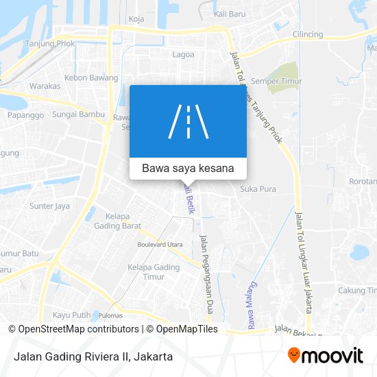 Peta Jalan Gading Riviera II