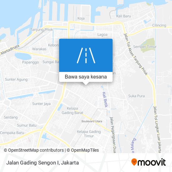 Peta Jalan Gading Sengon I