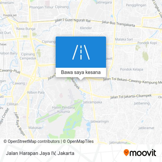 Peta Jalan Harapan Jaya IV
