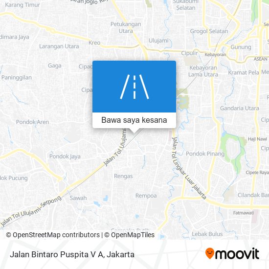 Peta Jalan Bintaro Puspita V A