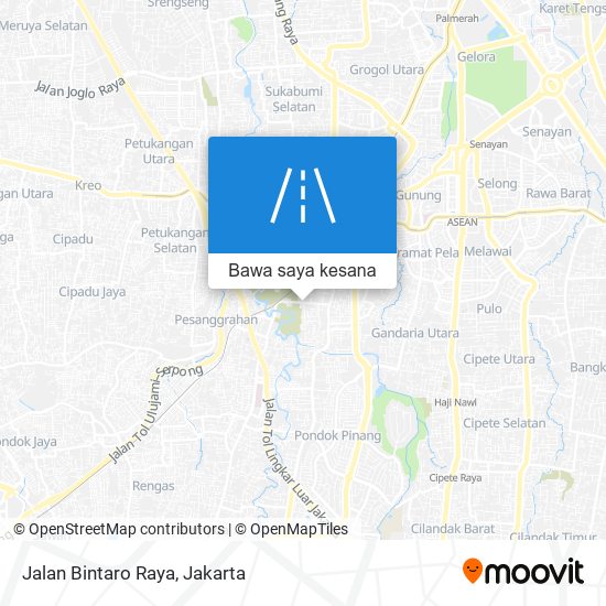 Peta Jalan Bintaro Raya