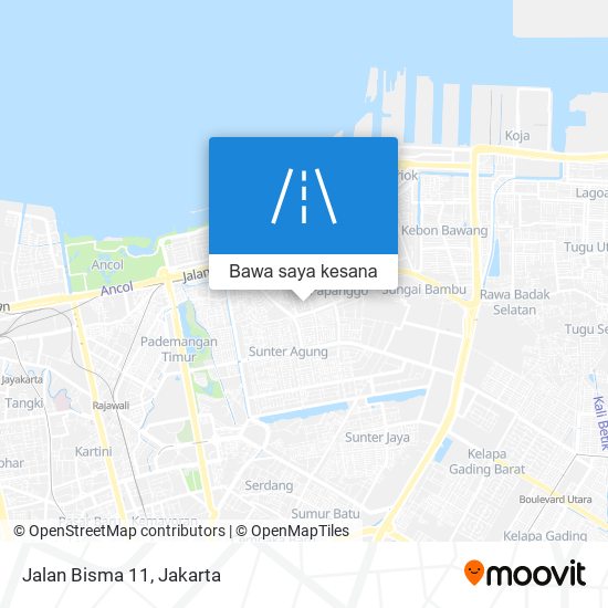 Peta Jalan Bisma 11