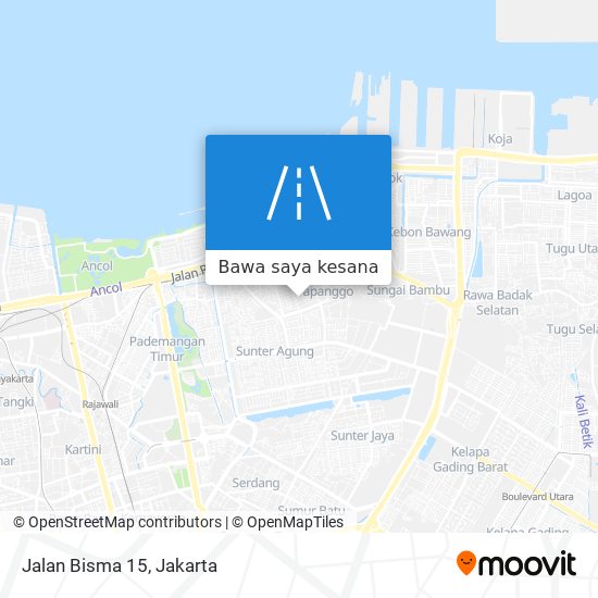 Peta Jalan Bisma 15