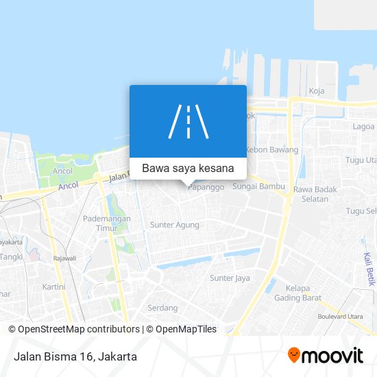 Peta Jalan Bisma 16