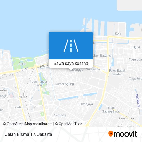 Peta Jalan Bisma 17