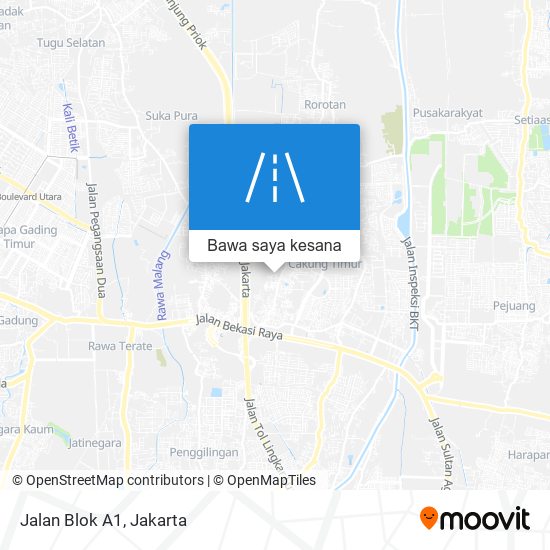 Peta Jalan Blok A1