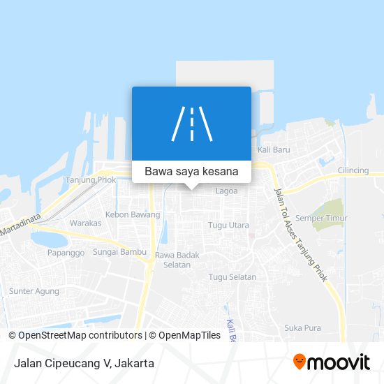 Peta Jalan Cipeucang V