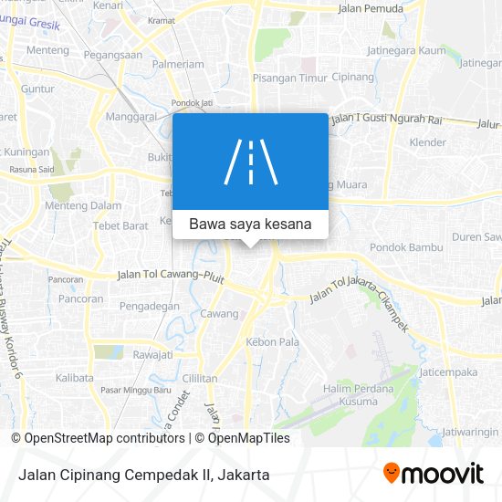 Peta Jalan Cipinang Cempedak II