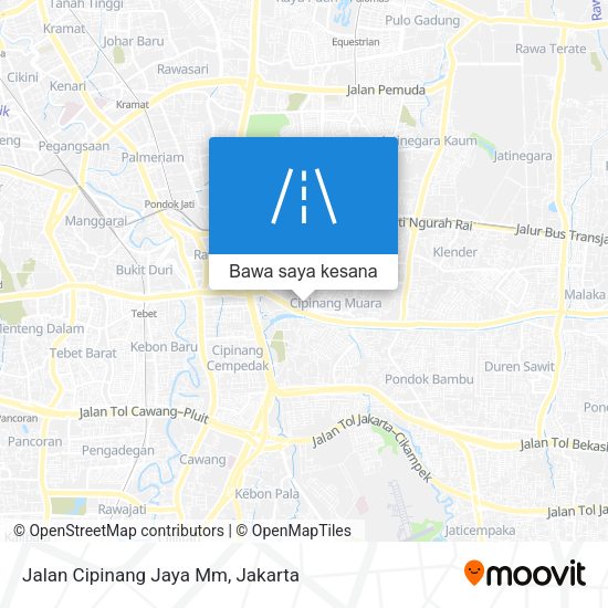 Peta Jalan Cipinang Jaya Mm