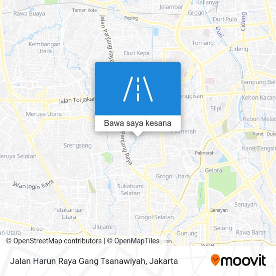 Peta Jalan Harun Raya Gang Tsanawiyah