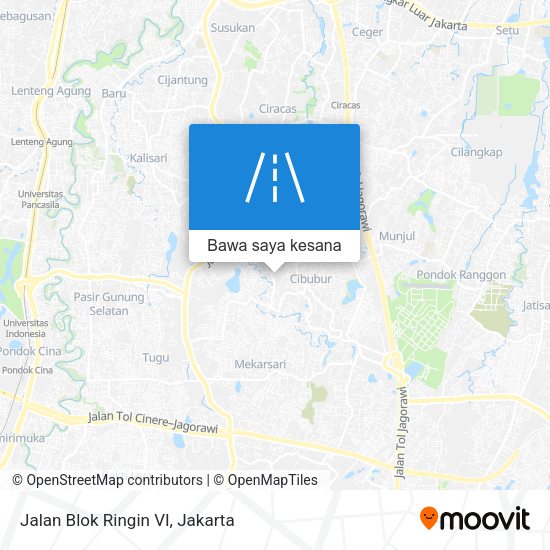 Peta Jalan Blok Ringin VI