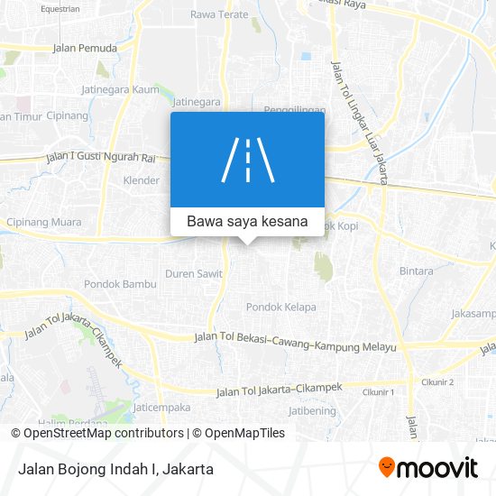 Peta Jalan Bojong Indah I