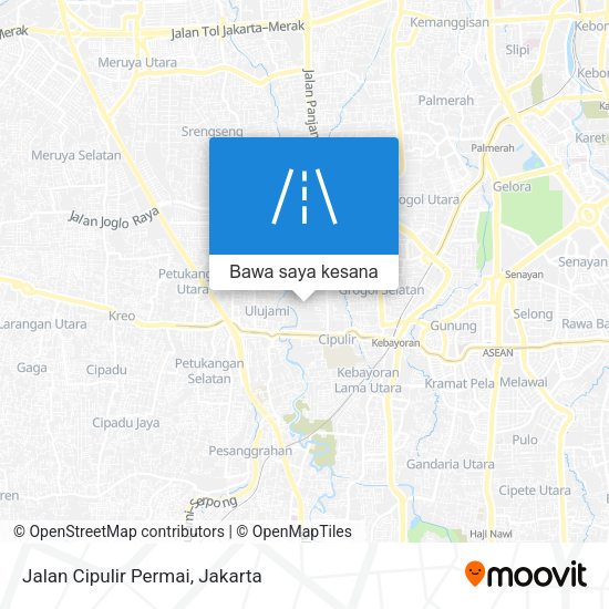 Peta Jalan Cipulir Permai