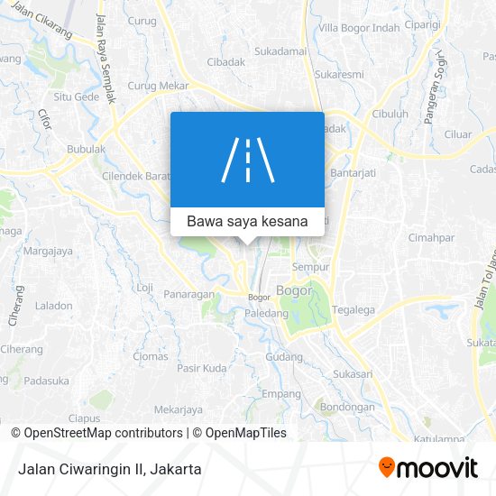 Peta Jalan Ciwaringin II