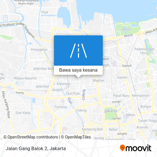 Peta Jalan Gang Balok 2