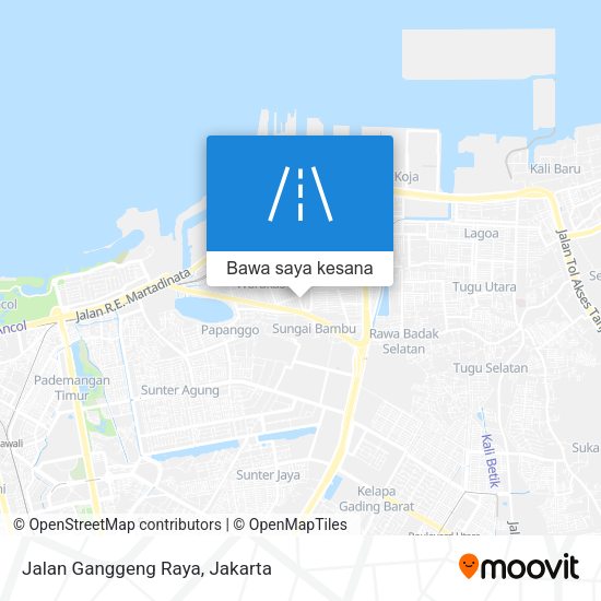 Peta Jalan Ganggeng Raya