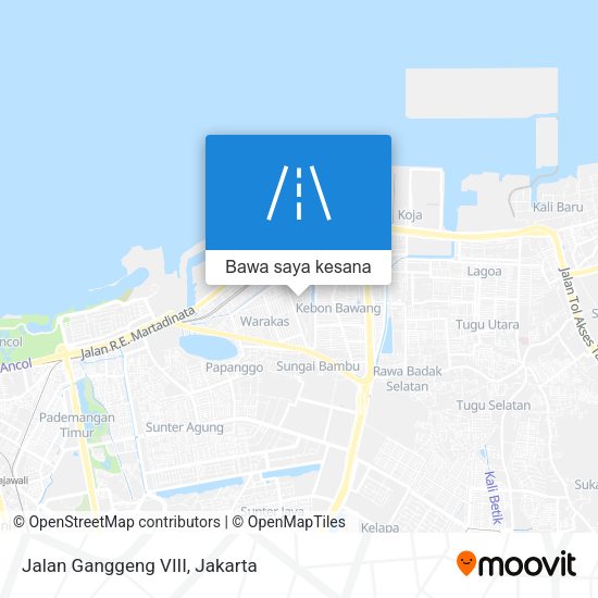 Peta Jalan Ganggeng VIII