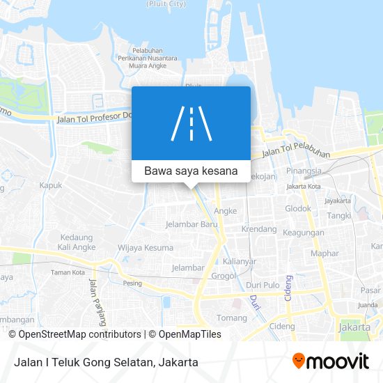 Peta Jalan I Teluk Gong Selatan