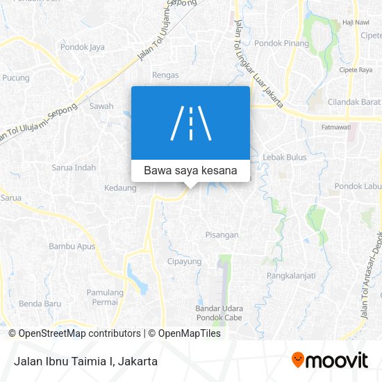 Peta Jalan Ibnu Taimia I