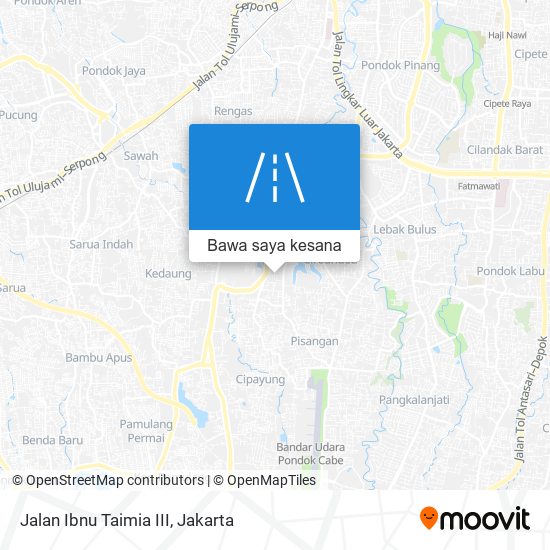 Peta Jalan Ibnu Taimia III