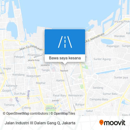 Peta Jalan Industri III Dalam Gang Q