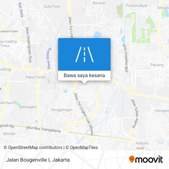 Peta Jalan Bougenville I