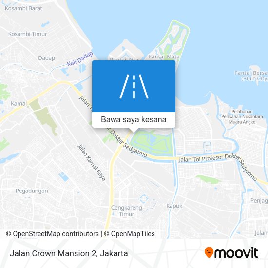Peta Jalan Crown Mansion 2