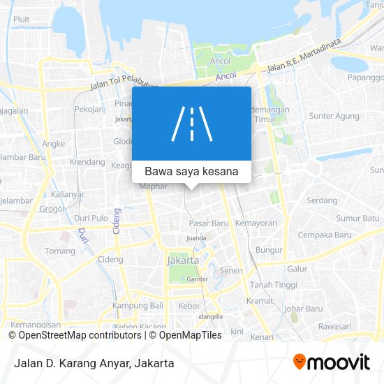 Peta Jalan D. Karang Anyar