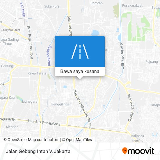 Peta Jalan Gebang Intan V