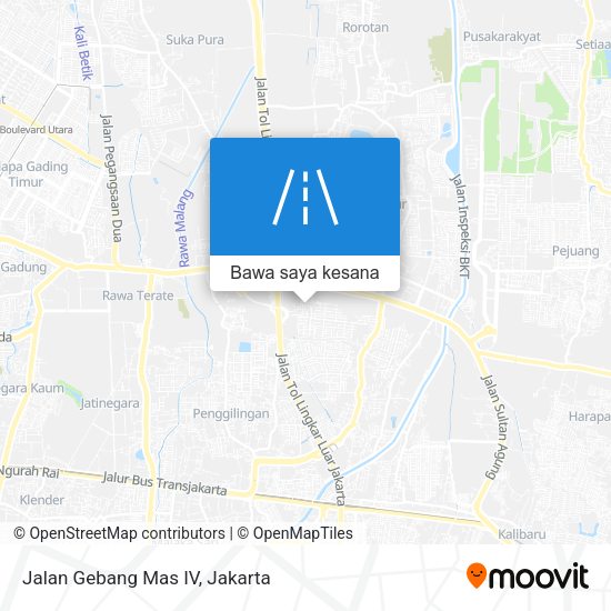 Peta Jalan Gebang Mas IV