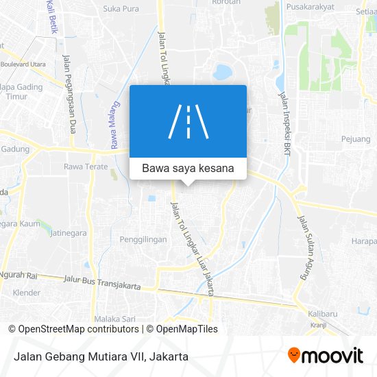 Peta Jalan Gebang Mutiara VII