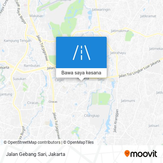 Peta Jalan Gebang Sari