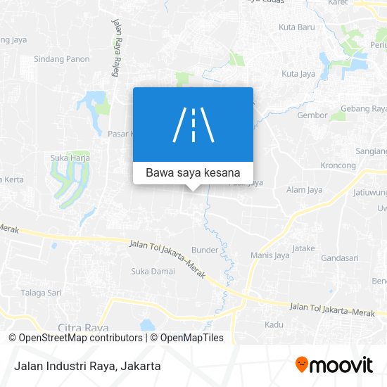 Peta Jalan Industri Raya