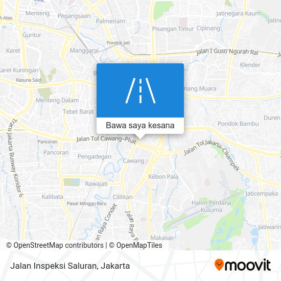 Bagaimana menuju ke Jalan Inspeksi Saluran, Jakarta Timur dengan bis