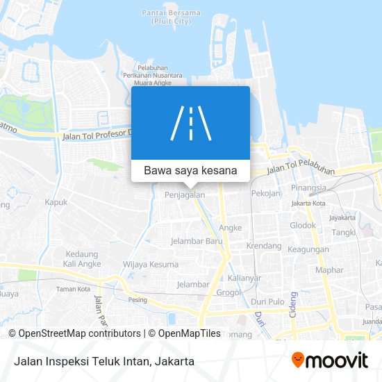 Peta Jalan Inspeksi Teluk Intan