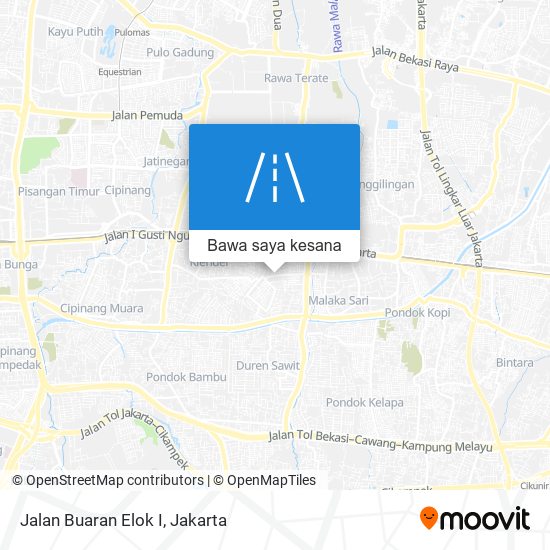 Peta Jalan Buaran Elok I