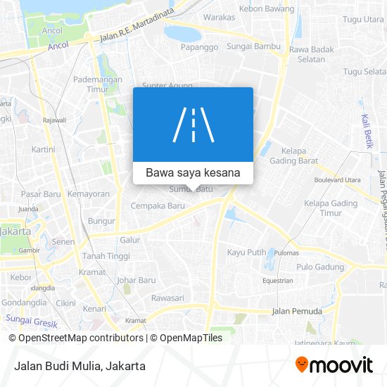 Peta Jalan Budi Mulia